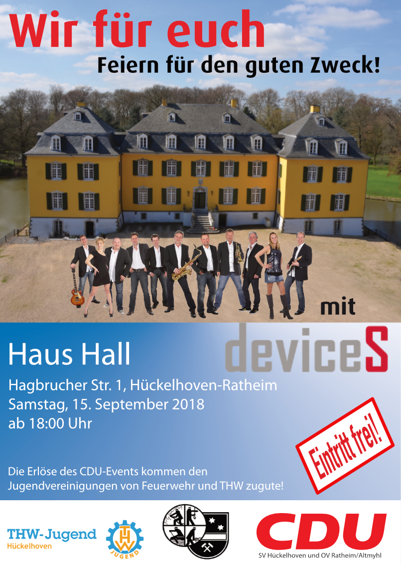 Cdu Hueckelhoven Feiern Fur Den Guten Zweck